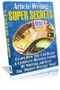 Thumbnail Article Writing Super Secrets plr