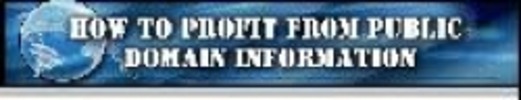 Thumbnail How To Profit From Public Domain Information plr Thumbnail How To Profit From Public Domain Information plr