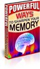 Thumbnail Powerful Ways to Sharpen Your Memory PLR