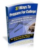 Thumbnail 37 Ways To Prepare For College PLR