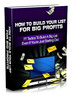 Thumbnail How To Build Your List For Big Profits mrr