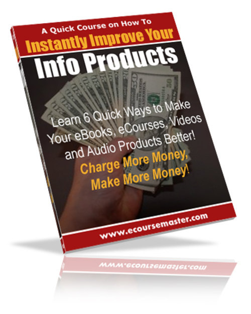 Product picture Instantly Improve Your Info Products