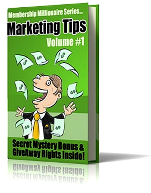 Product picture Membership Millionaire Series Marketing Tips Volume #1