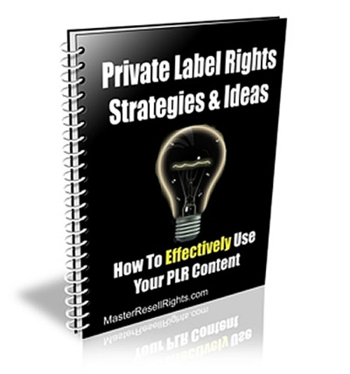 Product picture Private Label Rights Strategies & Ideas
