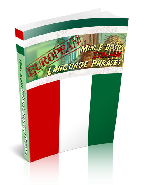 Product picture European Mini E-Book Italian Language Phrases