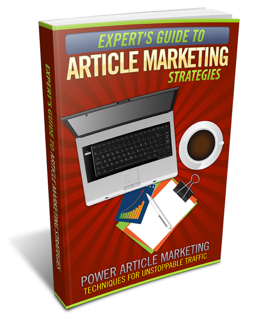 Product picture Experts Guide To Article Marketing Strategies