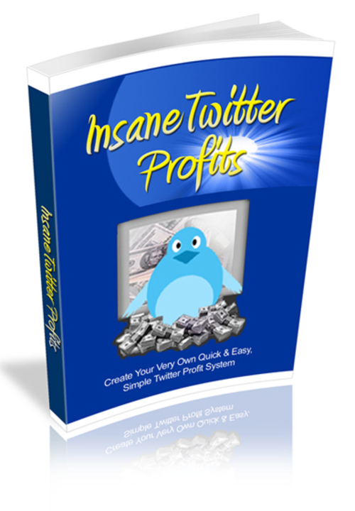 Product picture Insane Twitter Profits plr