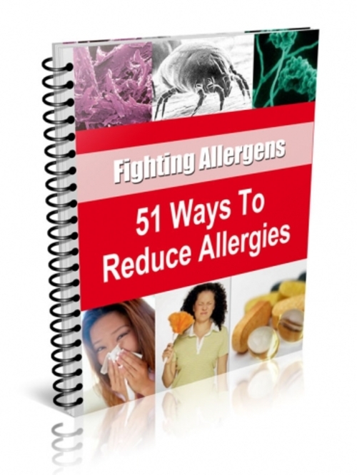 Product picture 51 Ways to Reduce Allergies plr