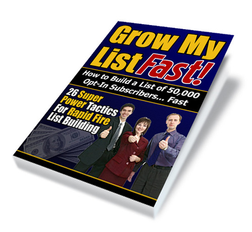 Product picture Grow My List Fast! plr