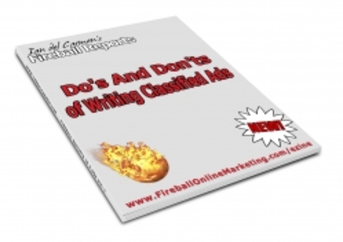 Product picture Dos And Donts of Writing Classified Ads plr
