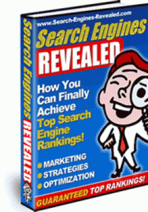 Product picture Search Engines Revealed plr