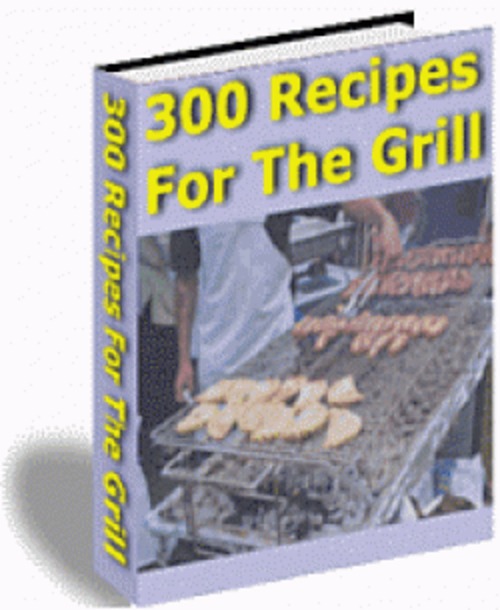 Product picture 300 Recipes For The Grill plr