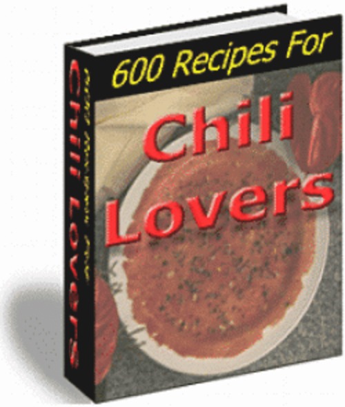 Product picture 600 Recipes For Chili Lovers plr