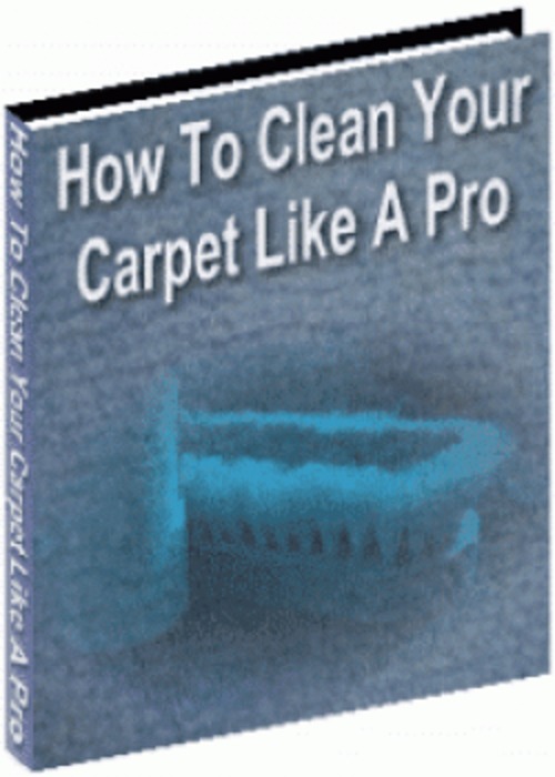 Product picture How To Clean Your Carpet Like A Pro plr