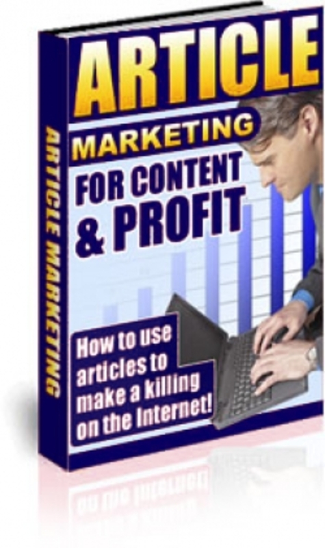 Product picture Article Marketing For Content & Profit plr