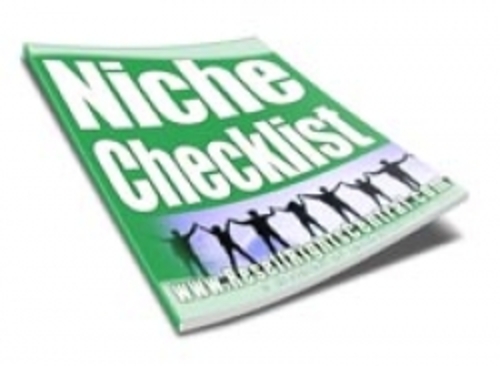 Product picture Niche Checklist plr