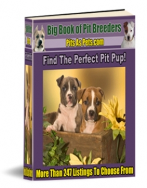 Product picture Big Book of Pit Breeders plr