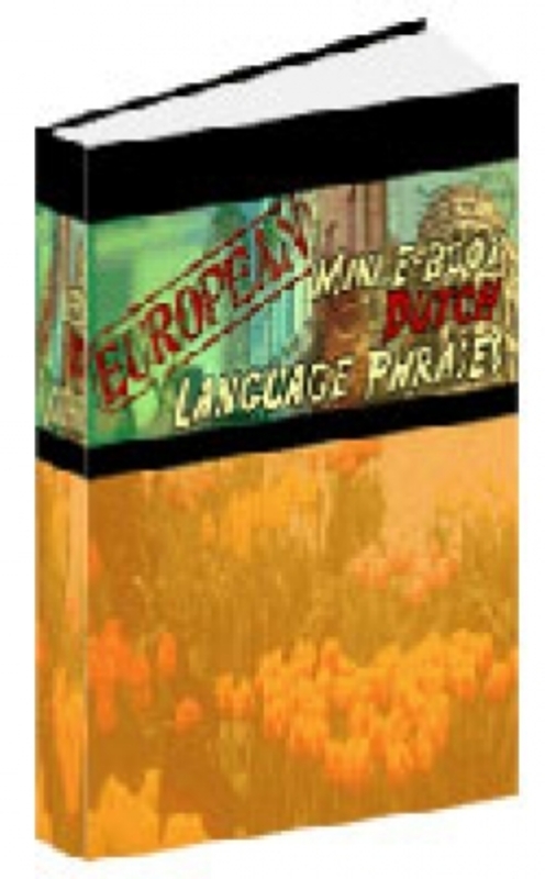 Product picture European Mini E-Book Dutch Language Phrases plr