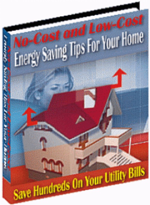 Product picture No-Cost & Low-Cost Energy Saving Tips For Your Home plr