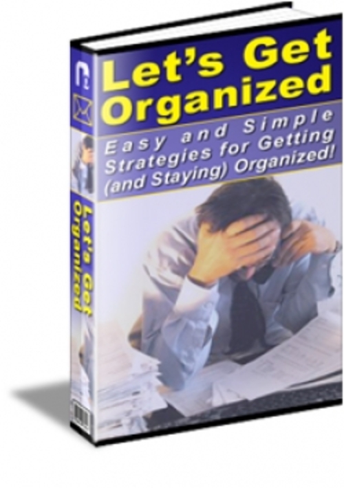 Product picture Lets Get Organized plr