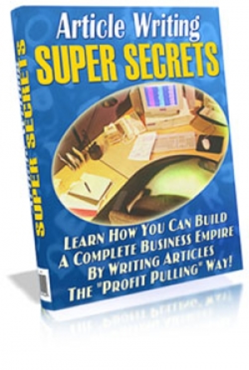 Product picture Article Writing Super Secrets plr