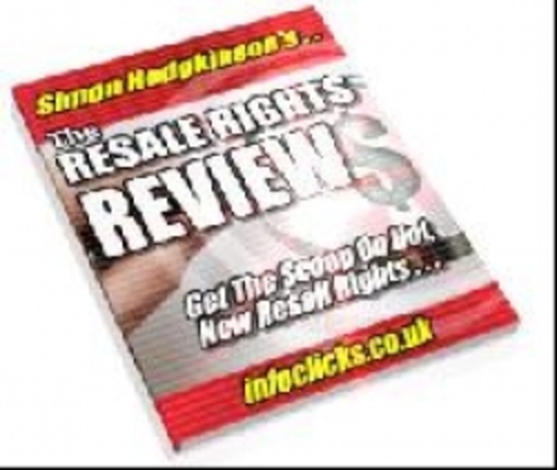 Product picture Resale Rights Review plr