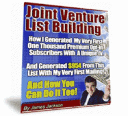 Product picture Joint Venture List Building plr