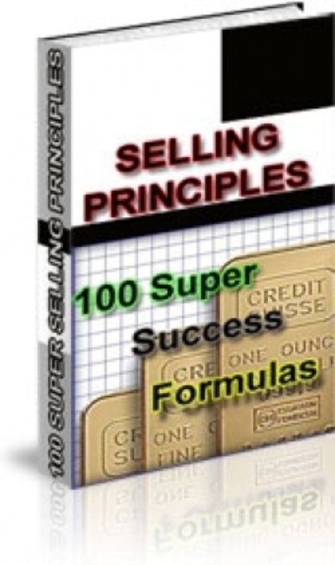 Product picture Selling Principles plr