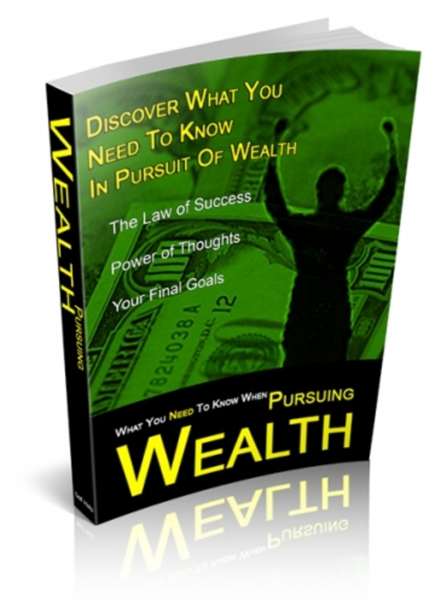 Product picture What You Need To Know When Pursuing Wealth plr