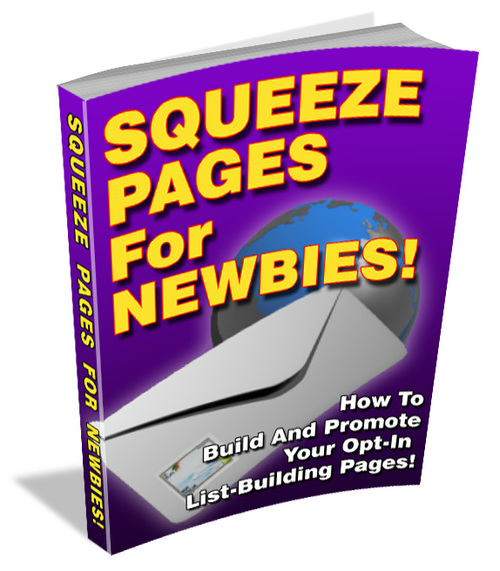 Product picture Squeeze Pages For Newbies PLR