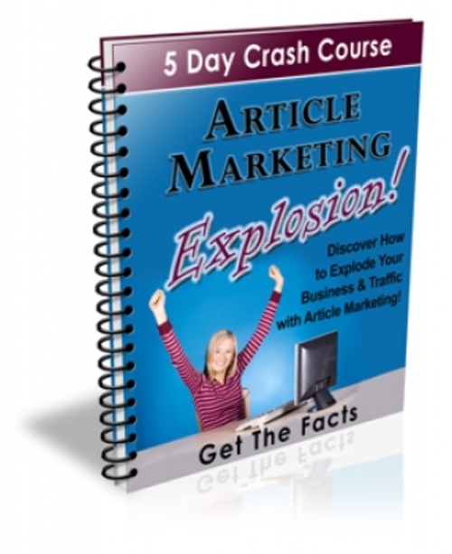 Product picture Article Marketing Explosion! PLR