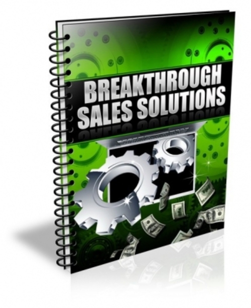 Product picture Breakthrough Sales Solutions PLR