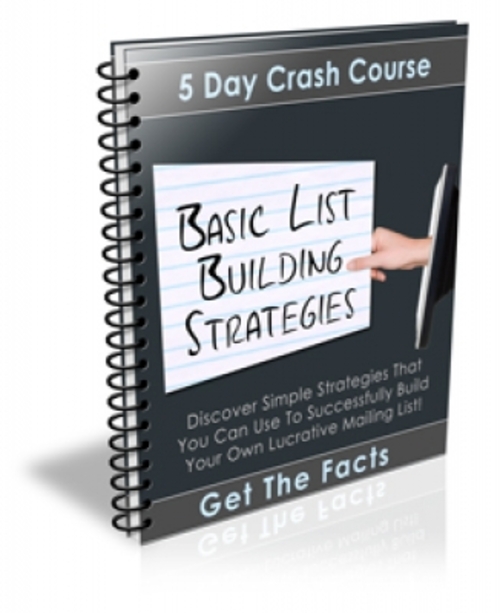 Product picture Basic List Building Strategies PLR