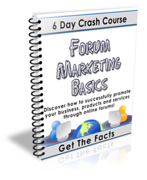 Product picture Forum Marketing Secrets - 6 Day Crash Course PLR