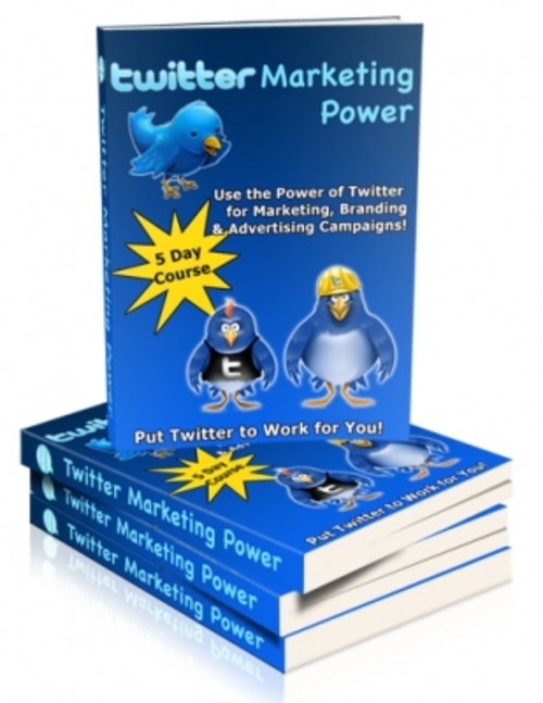 Product picture Twitter Marketing Power PLR