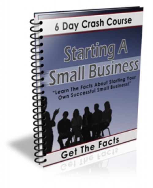 Product picture Starting A Small Business - 6 Day Crash Course PLR