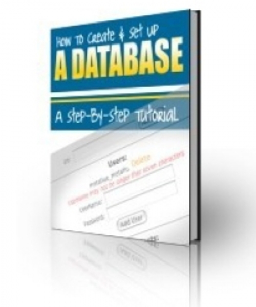 Product picture How To Create And Set Up A Database PLR