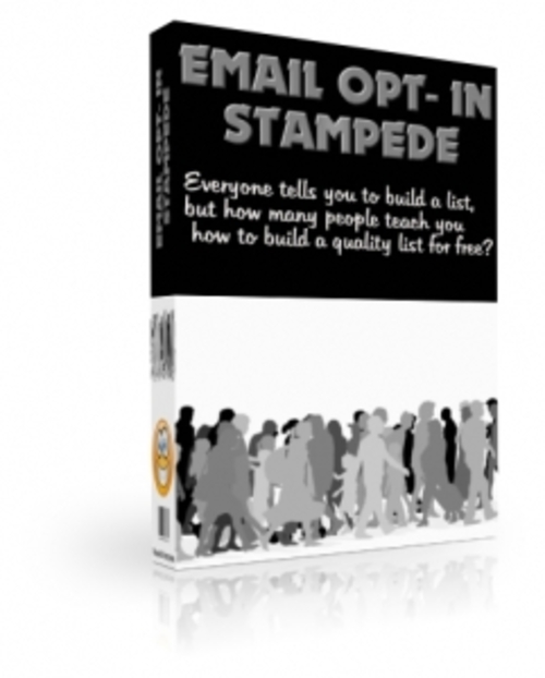 Product picture Email Opt-In Stampede PLR