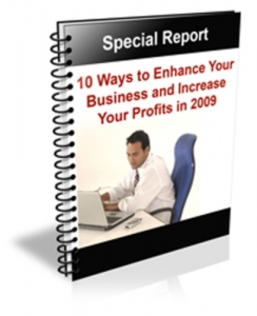 Product picture 10 Ways to Enhance Your Business PLR