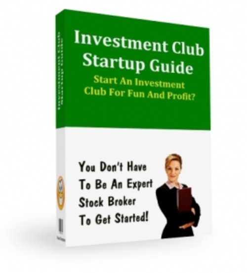Product picture Investment Club Startup Guide PLR
