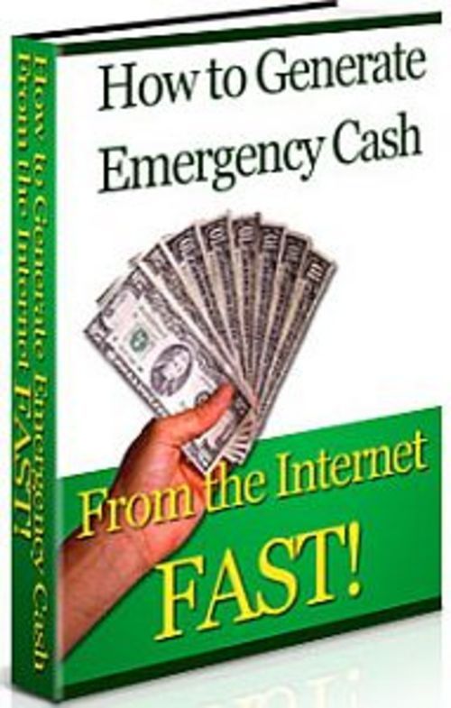 Product picture How To Generate Emergency Cash PLR