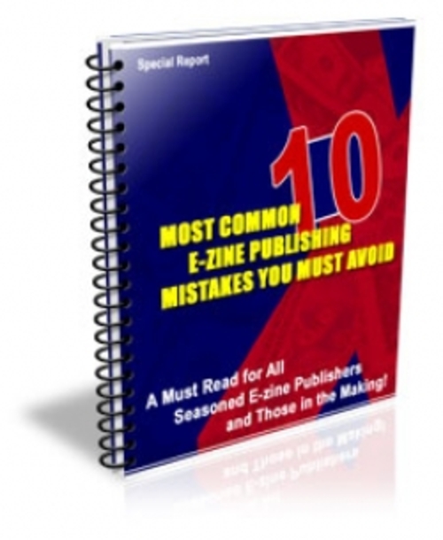 Product picture Most Common E-zine Publishing Mistakes You Must Avoid PLR