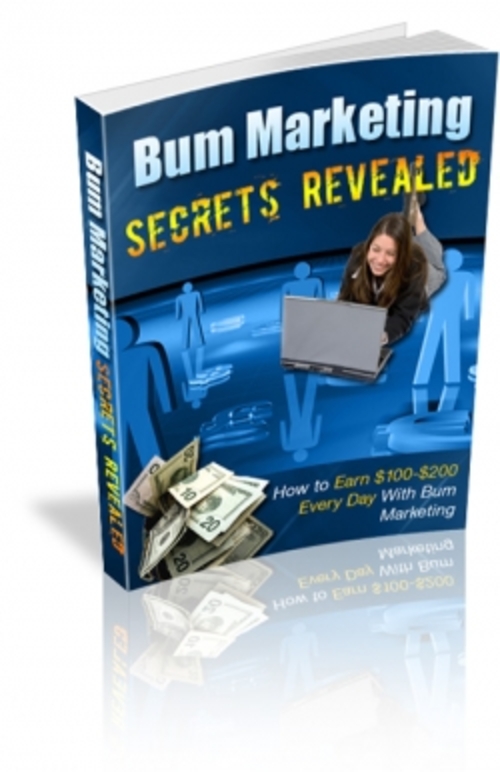 Product picture Bum Marketing Secrets Revealed PLR