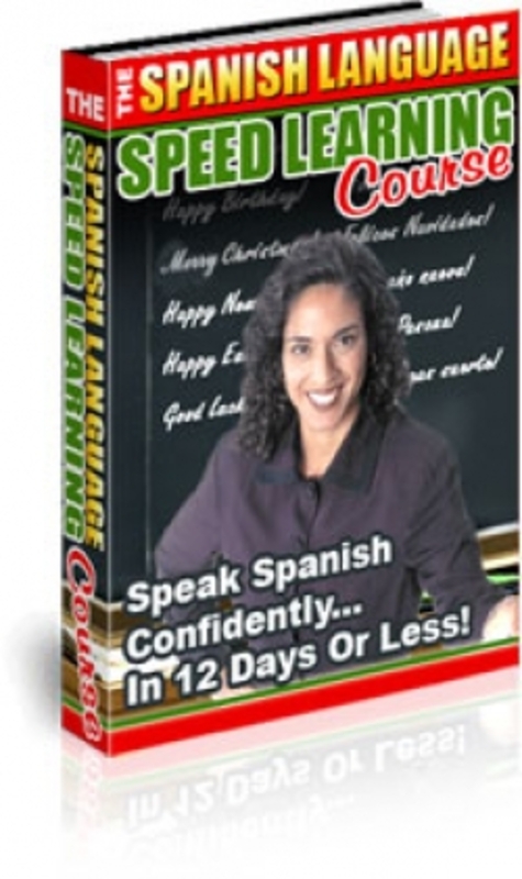 Product picture The Spanish Language Speed Learning Course PLR
