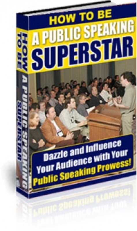 Product picture How To Be A Public Speaking Superstar PLR