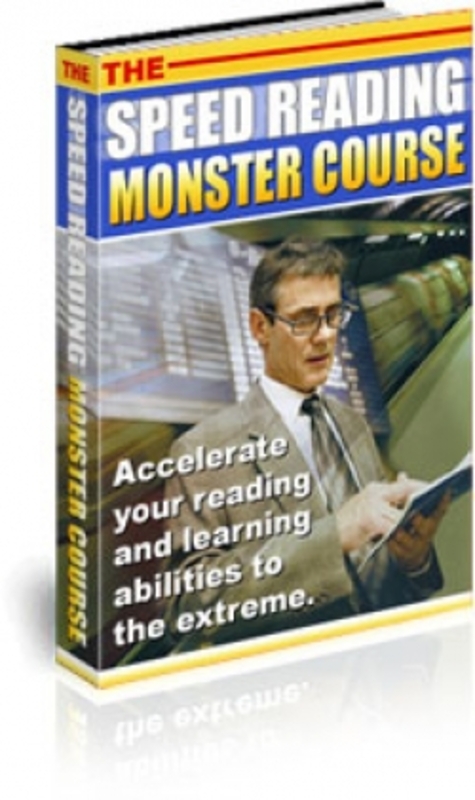 Product picture The Speed Reading Monster Course PLR
