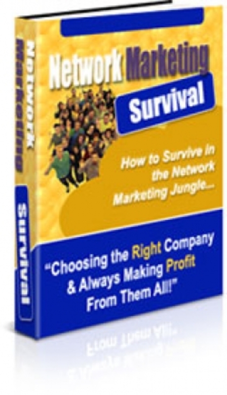 Product picture Network Marketing Survival PLR