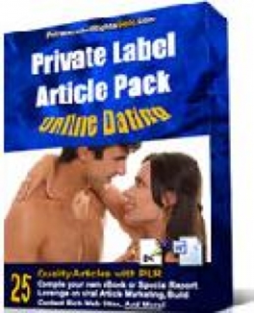 Product picture Private Label Article Pack : Online Dating Articles PLR