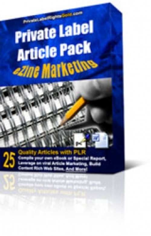 Product picture Private Label Article Pack : Ezine Marketing Articles PLR