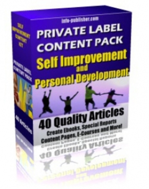 Product picture Private Label Article Pack : Self Improvement Articles PLR